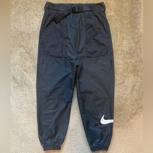 Nike Sportswear Black Swoosh Pants